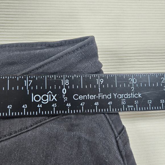 Judy Blue High‎ Rise Destroyed Slim Fit Raw Hem Black Jeans Women's Size 20W - Picture 5 of 7